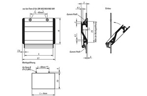 Schalengriffe Aluminium 